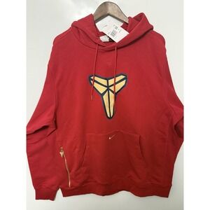Nike Kobe Bryant Dri-FIT Pullover Sweatshirt Hoodie Mamba Red Size XXL NWT